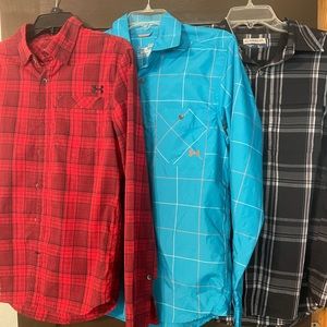 3 Men’s fishing shirts